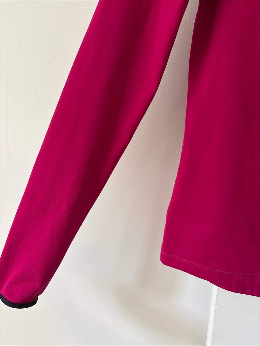 Nike Pro Women’s Dri-fit Quarter Zip Pullover Training Top Size Large Pink Run - Picture 4 of 11